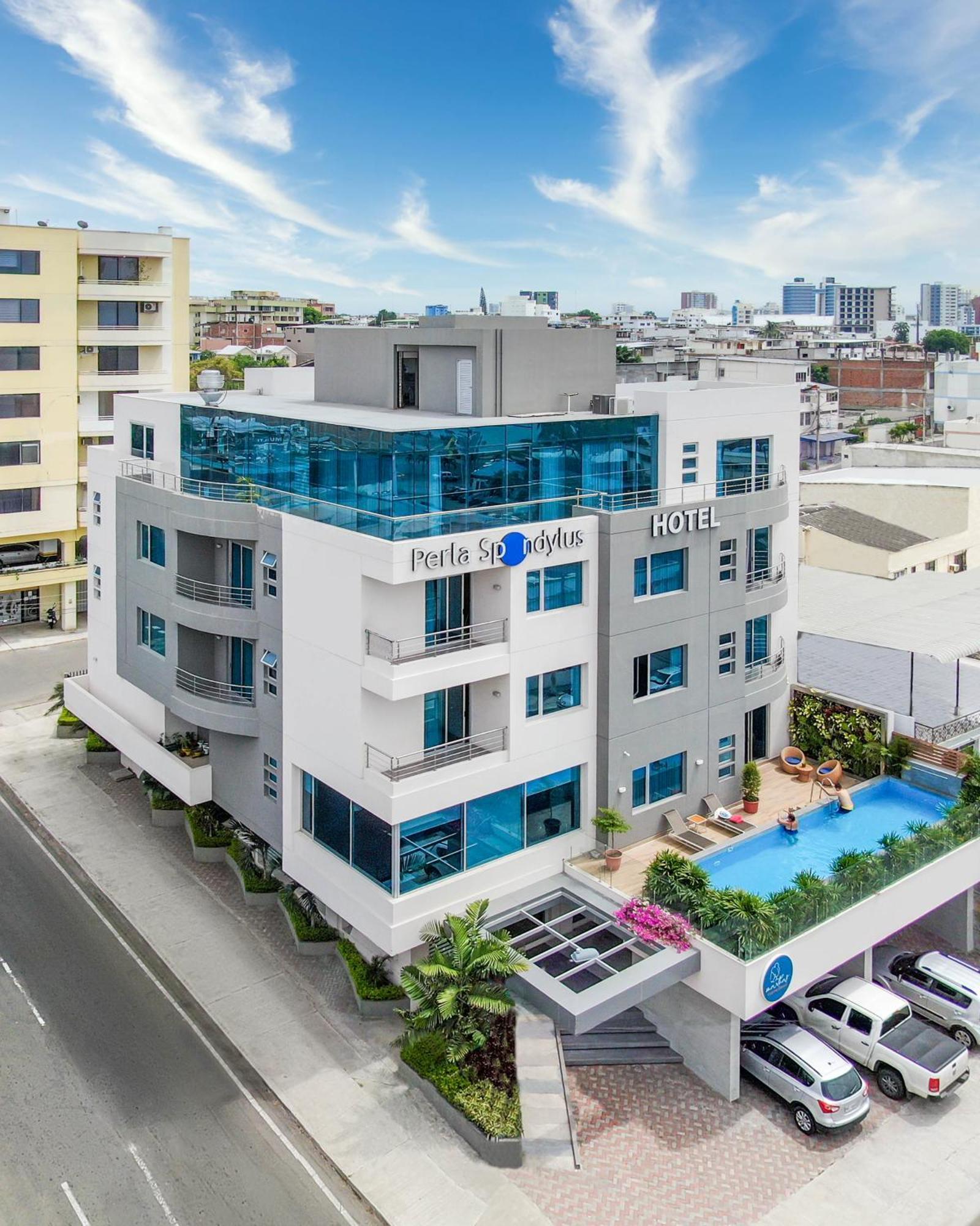 Hotel Perla Spondylus Manta Buitenkant foto